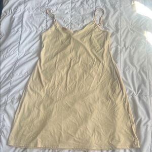 VANITY FAIR BEIGE SLIP DRESS